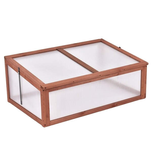 Garden Portable Wooden Greenhouse - 39.5" x 25" x 15.0" (L x W x H)