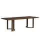 preview thumbnail 10 of 24, Kenneth Modern 95-Inch Dining Table with U-Shaped Trestle Base by Christopher Knight Home