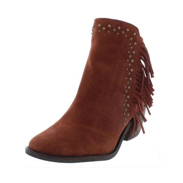 lucky brand booties with fringe