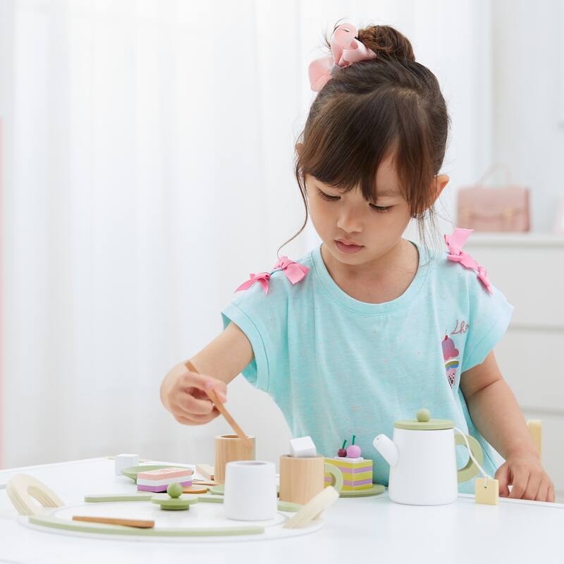 Teamson Kids - Little Chef Frankfurt Wooden Tea sets play kitchen accessories