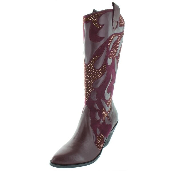 women's purple western boots
