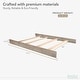preview thumbnail 20 of 25, Evolur Convertible Crib Wooden Full-Size Bed Rail