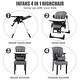 preview thumbnail 2 of 12, 4 in 1 High Chair-Booster Seat, Convertible Highchair w/Adjustable Height and Recline,Removable Tray, Cushion, for Baby