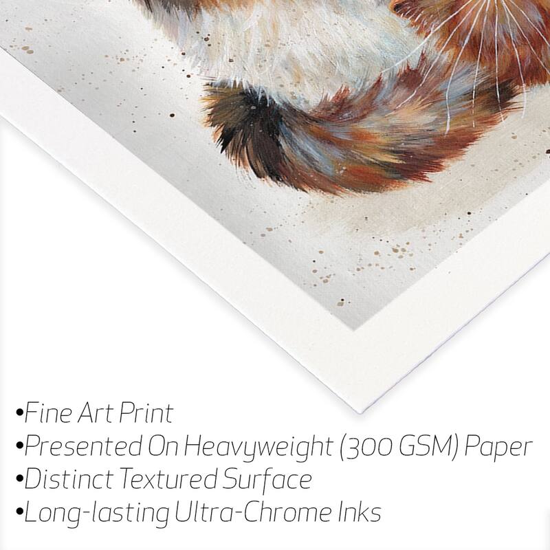 Fluffy Eleven Fine Art Paper Print by Kim Haskins - Multi - 32x24