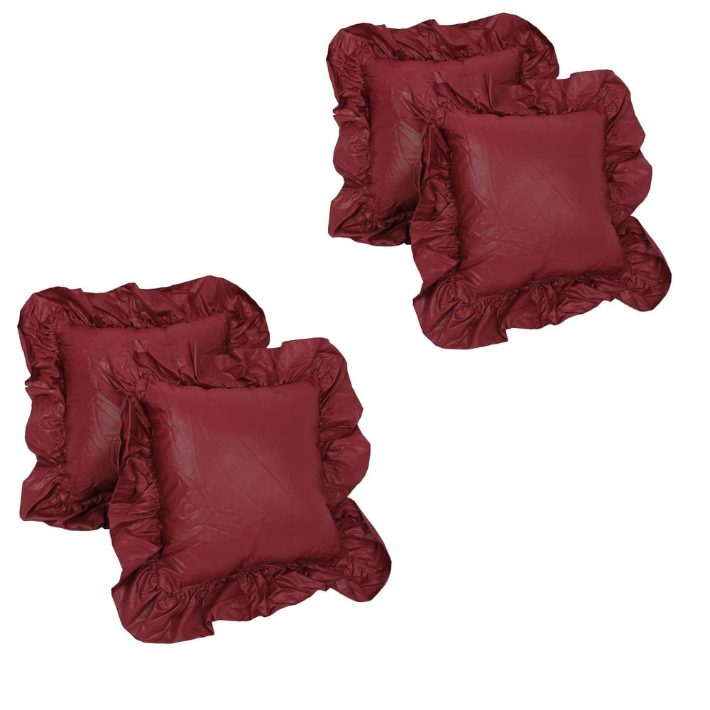 Blazing Needles Chintz 12-inch Throw Pillow (Set of 4)