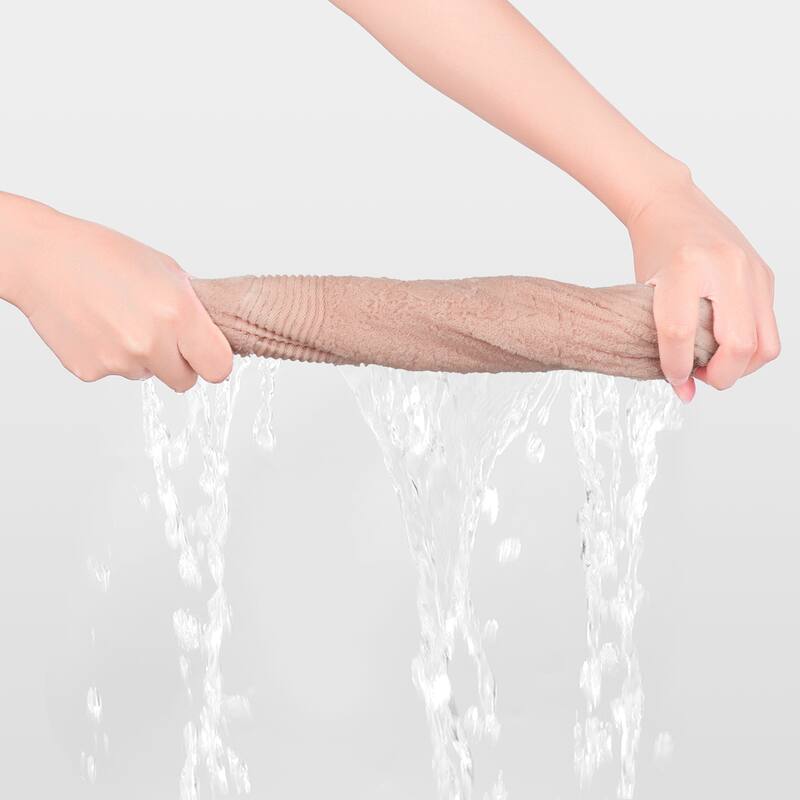 Cotton Wash Cloths for Face, Striped Face Cloths, Highly Absorbent and Lightweight Towels for Bathroom, Hotel, Spa 13" x 13"