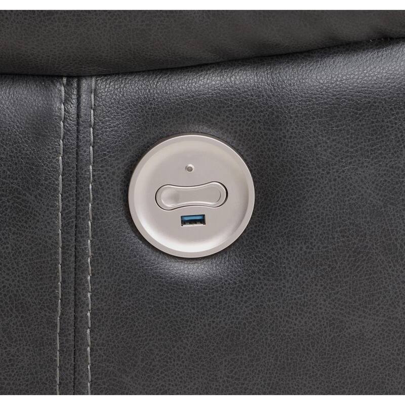 McLean Dark Grey Power Recliner Chair