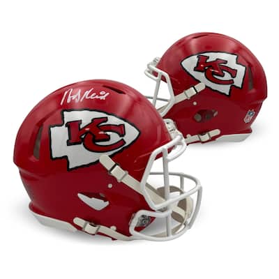 Andy Reid Autographed Kansas City Chiefs Signed Football Full Size Authentic Helmet Beckett COA - 5x6