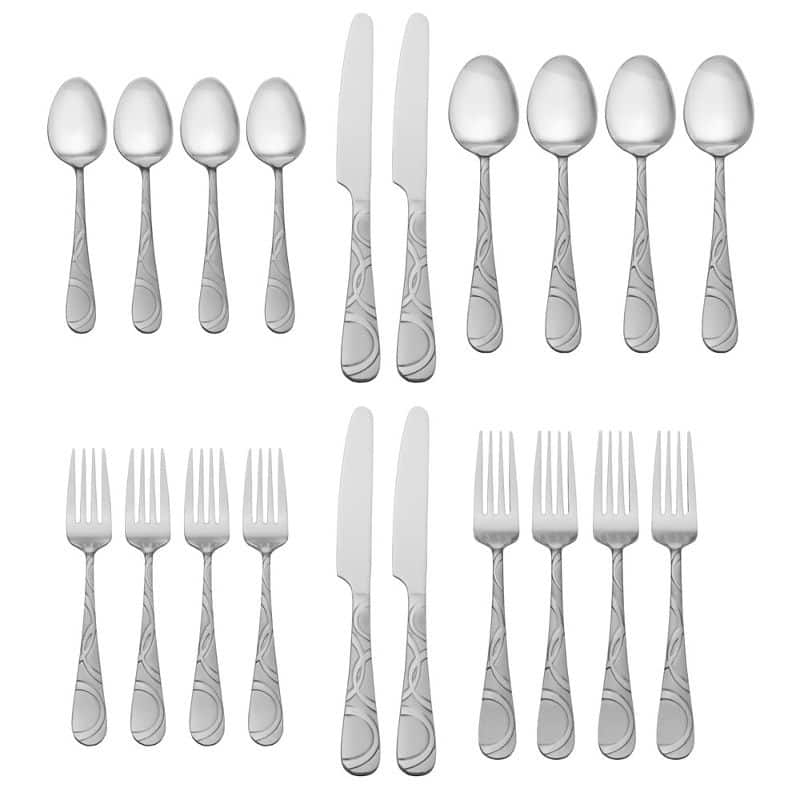 International Silver Garland Frost 20-Piece Flatware Set