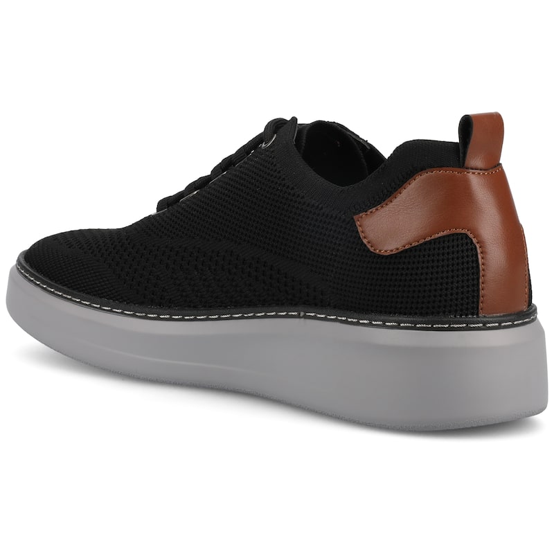 Vance Mens Norris Medium and Wide Width Lace-up Casual Knit Sneaker