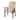 American Furniture Classics Fan Back Chair in Weatherwood with a black base