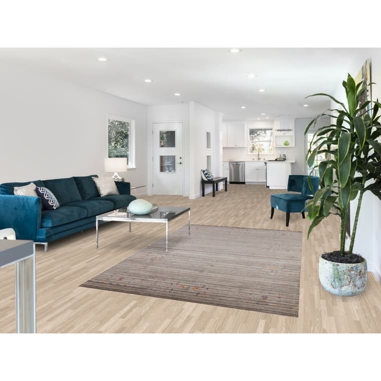 Gabbeh Oriental Area Rug Handmade Wool Carpet - 5'0" X 7'11"