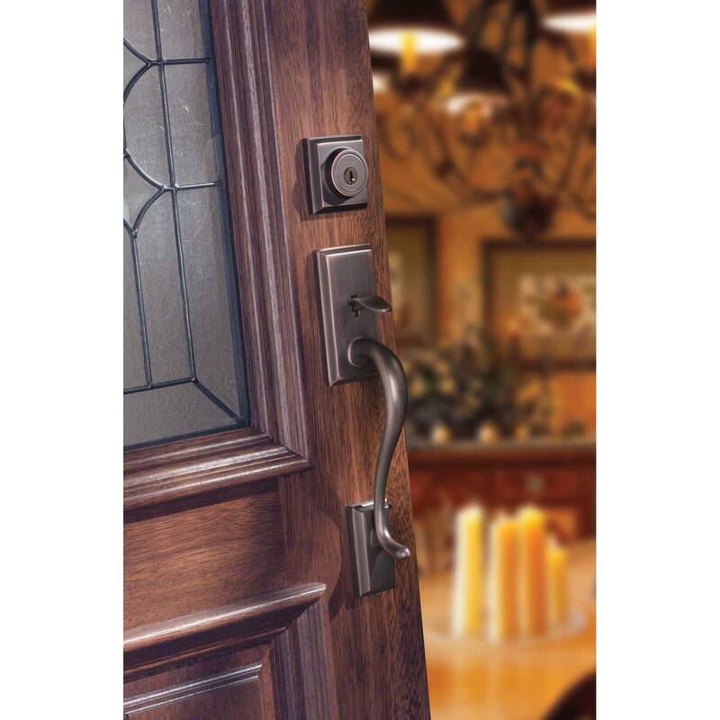 Kwikset Signature Series Hawthorne Dummy Handleset - Exterior Trim
