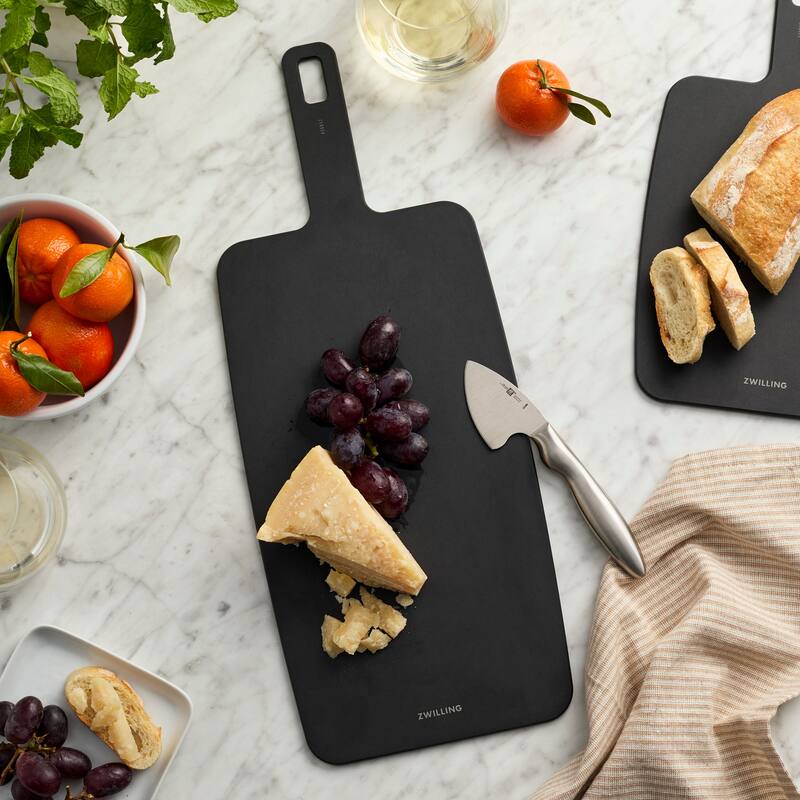 ZWILLING Plant Fiber Cutting Board with Handle - Slate
