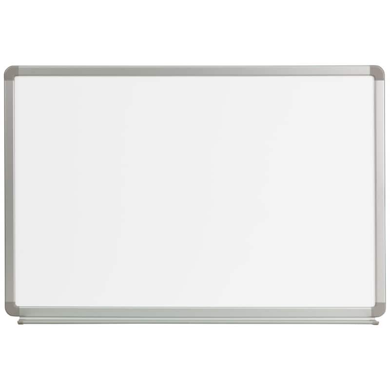 3' W x 2' H Magnetic Marker Board with Galvanized Aluminum Frame
