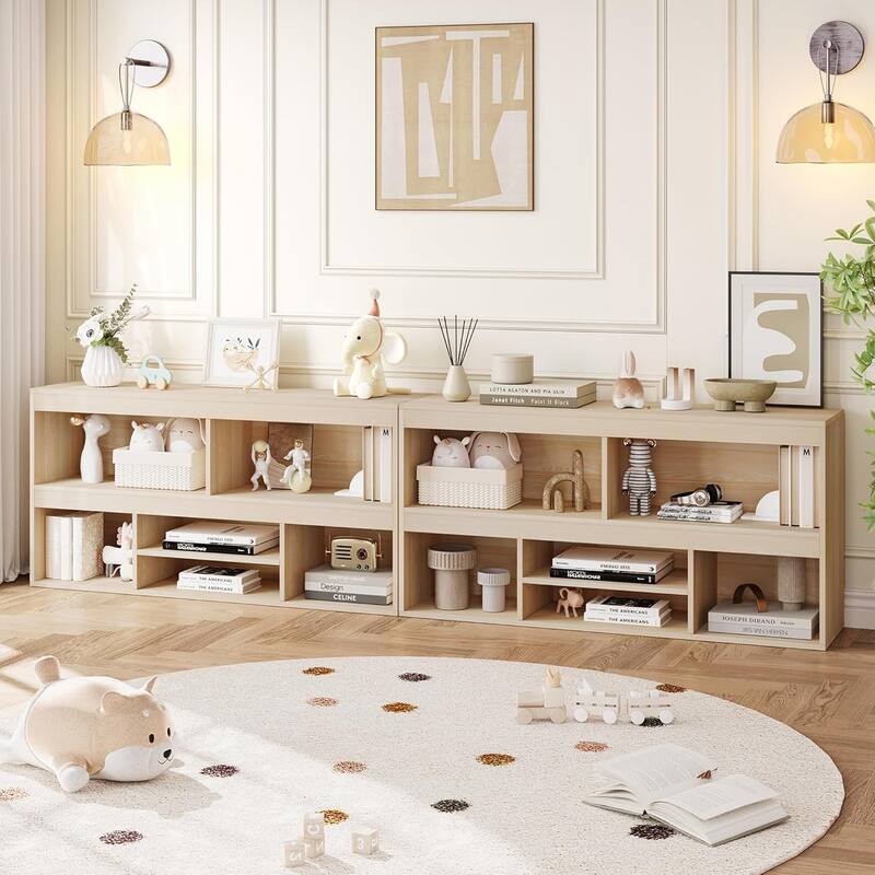 Kids Storage Organizer with DrawerToy Storage Shelf 5 Cubes Storage OrganizerCabinet