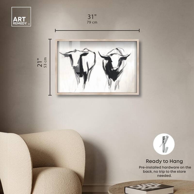 Bovine I Shadowbox by Art Remedy