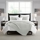 preview thumbnail 9 of 20, Swift Home Crinkle Enzyme Wash Oversized Coverlet/Bedspread Quilt Sets Grey - King