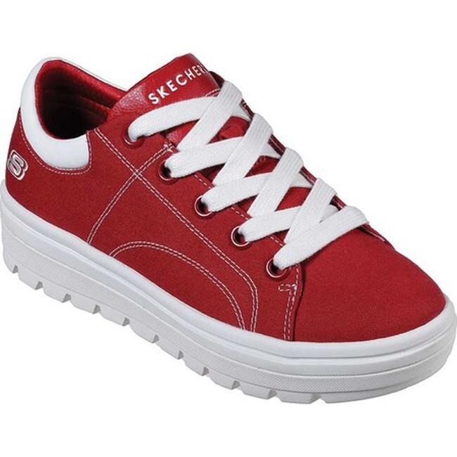 Skechers street cleat red on sale