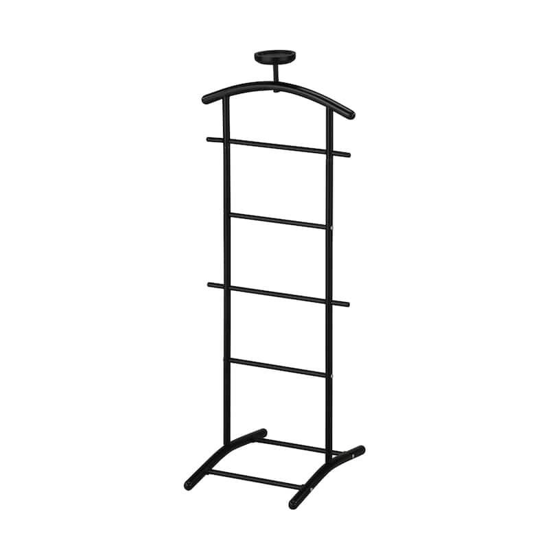 Modern Valet Stand with Sleek Metal Frame