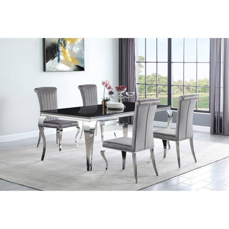 Carone Contemporary 5-Piece Rectangular Dining Set