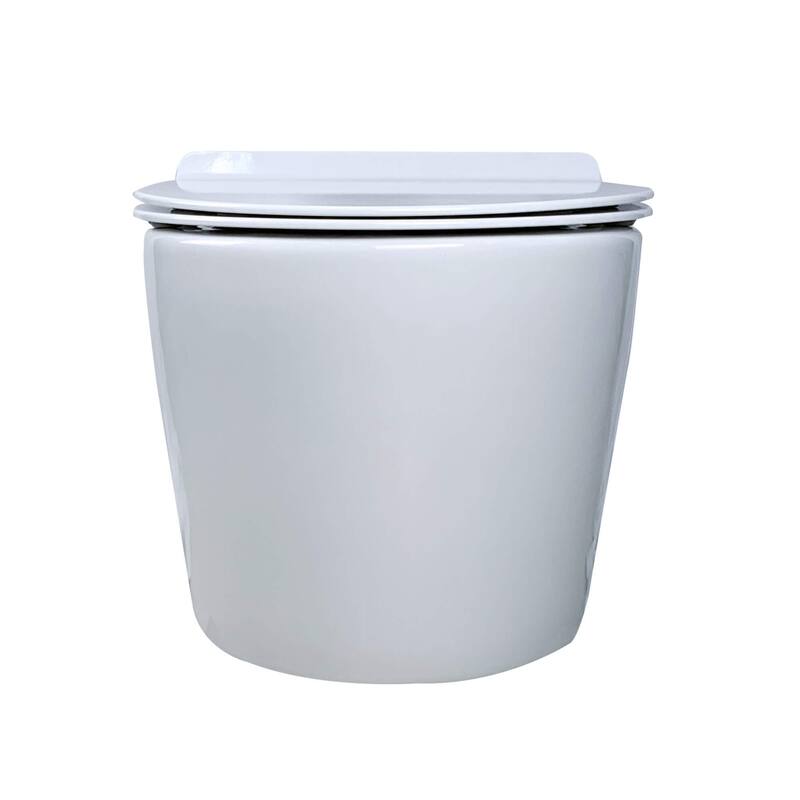 In-Wall toilet Combo Set - Toilet, Tank (2 x 4 Wall), Carrier System