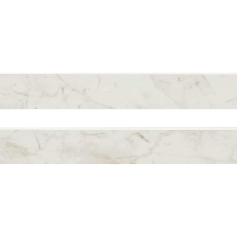 Ackland AKNPTZOL3X24M-BN Zola 24" x 3" Matte Porcelain Grout or - Arctic Pearl