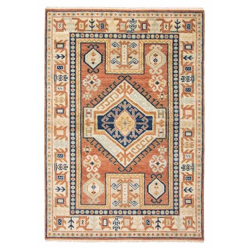 ECARPETGALLERY Hand-knotted Jules Serapi Copper Wool Rug - 5'5 x 8'0 - Copper - 5'5 x 8'0