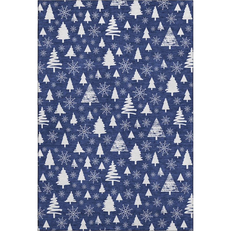 Premium Washable Super Soft Christmas Tree Mayfield Rug