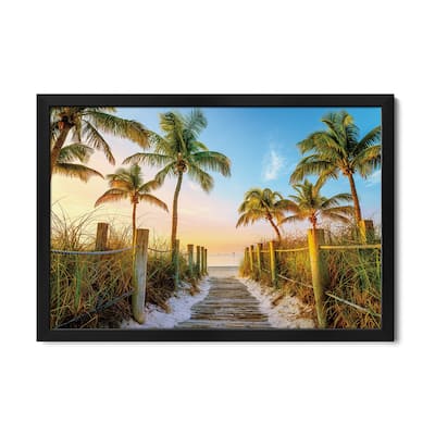 Smathers Beach Premium Framed Poster by Susanne Kremer