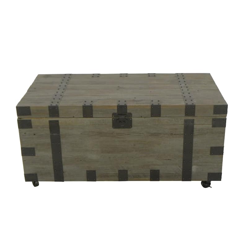 Reclaimed Wood Trunk Coffee Table On Sale Bed Bath & Beyond 38986228
