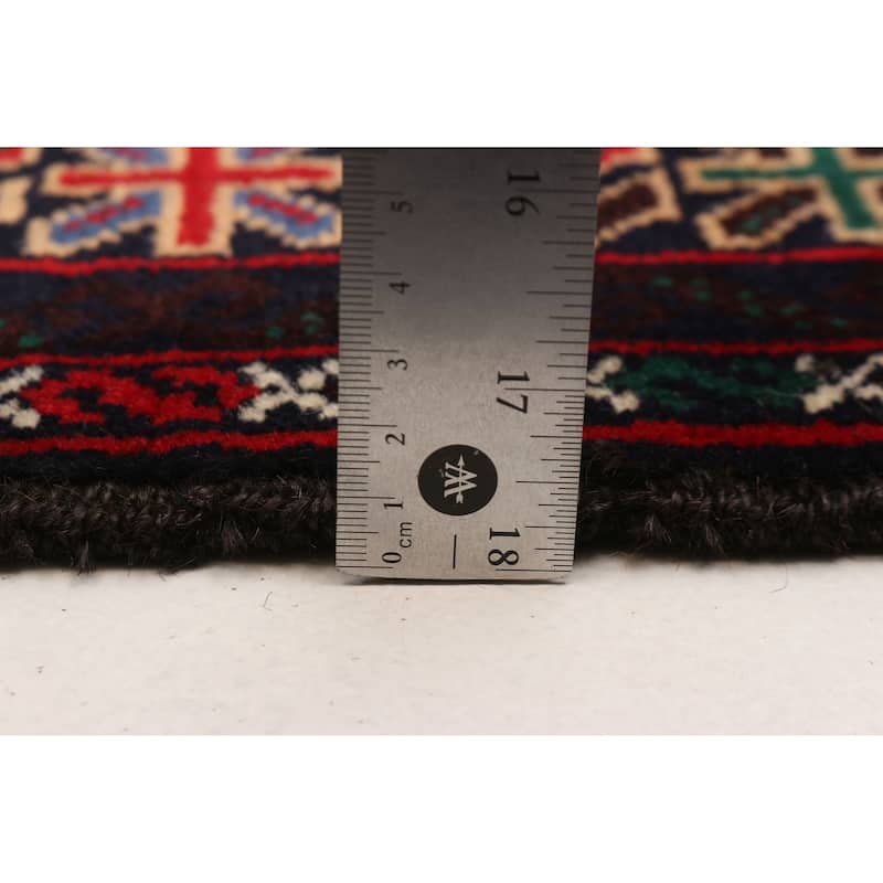 Teimani Navy Rug 3'7" x 6'8" - 3'7 x 6'8