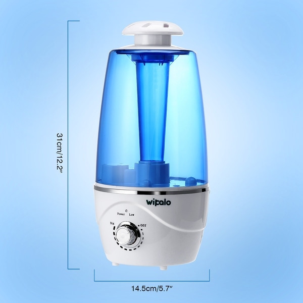 Bell Howell Color Changing Humidifier Air Cooling Ultrasonic 1 Gallon Aroma