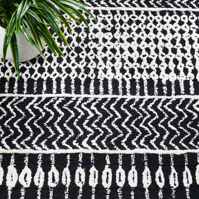 SAFAVIEH Handmade Glamour Shag Modern Viscose Rug