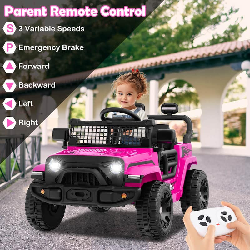Costway 12V Kids Ride on Truck Car Battery Powered Electric Vehicle - See Details