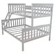 preview thumbnail 9 of 14, Pine Twin over Full Mission Bunkbed White