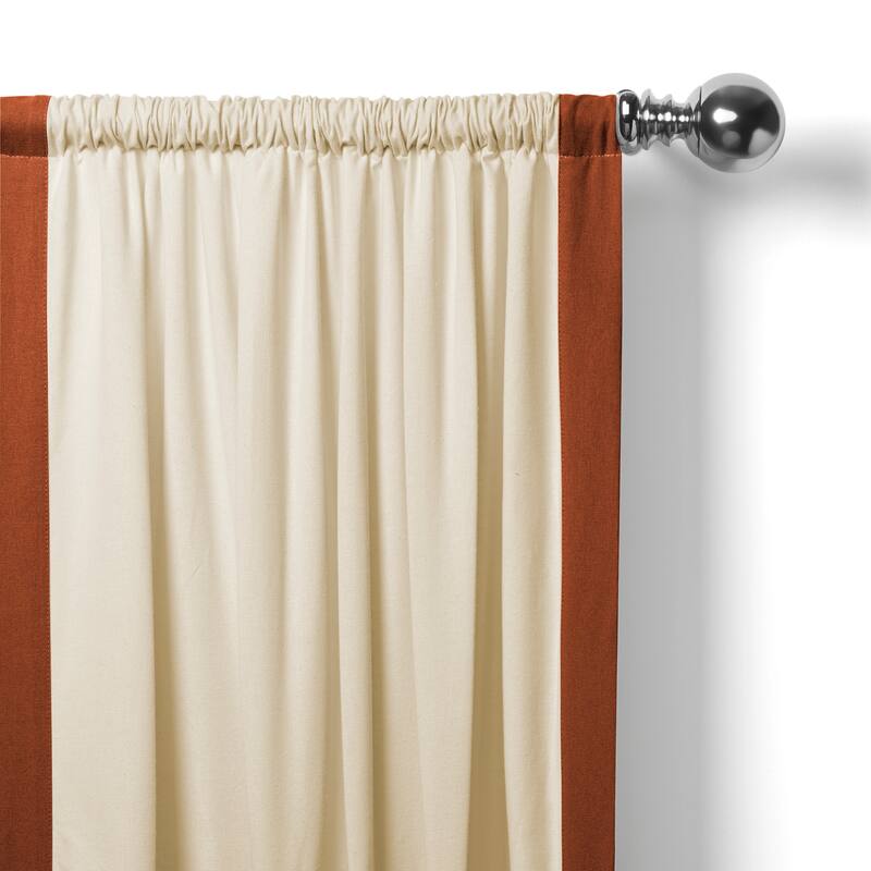 Wilton Colorblock Kitchen Window Tiers, Set of 2