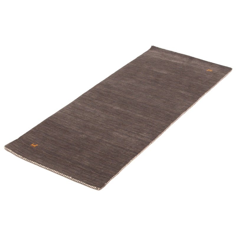 Kashkuli Gabbeh Grey Rug 2'7" x 6'5" - 2'7 x 6'5