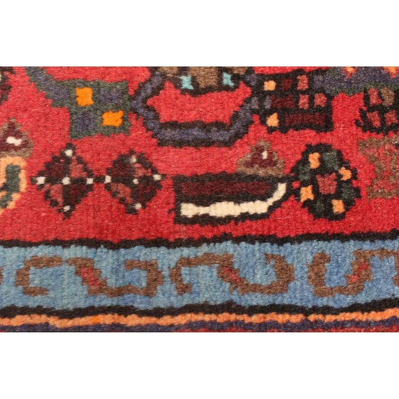 ECARPETGALLERY Hand-knotted Anadol Red Wool Rug - 4'3 x 5'3