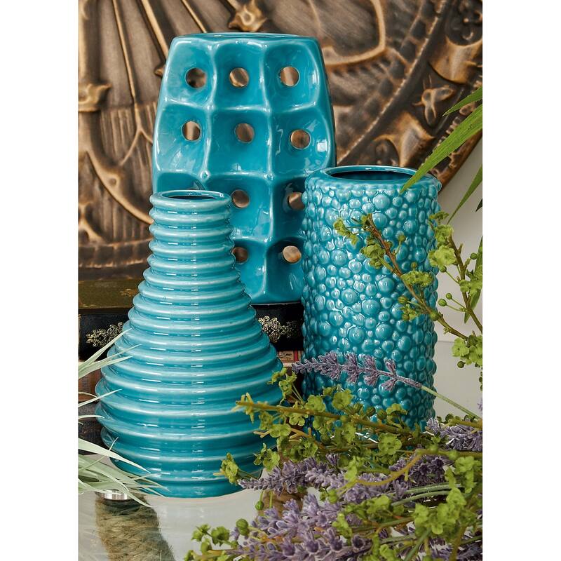 Stoneware Modern Vase (Set of 3)