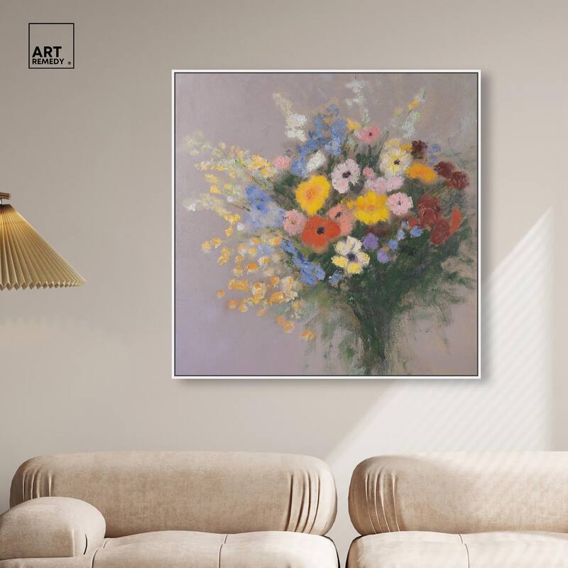 Meadow Flowers Canvas by Art Remedy