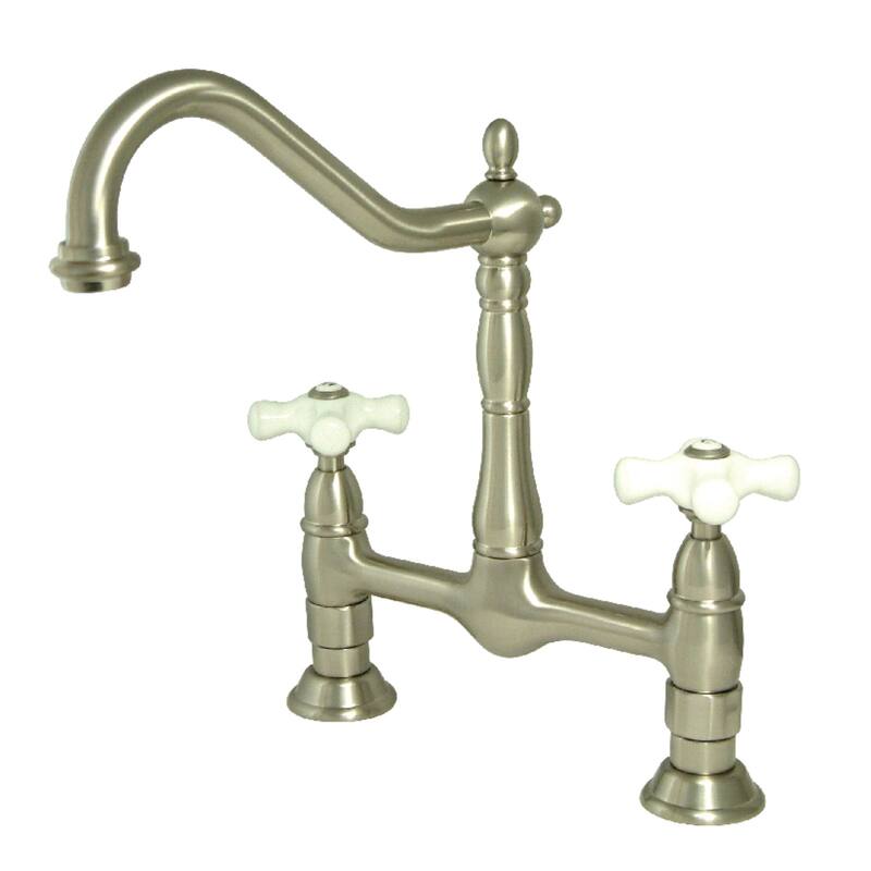 Kingston Brass Heritage Bridge Kitchen Faucet