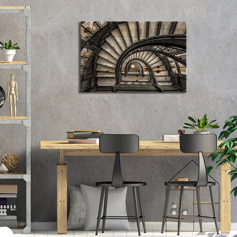 The Rookery Print On Wood by Yimei Sun - Multi-Color