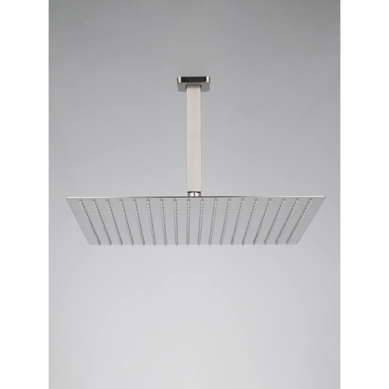 Ceiling Mounted Shower System Combo Set with Handheld and 16"Shower head