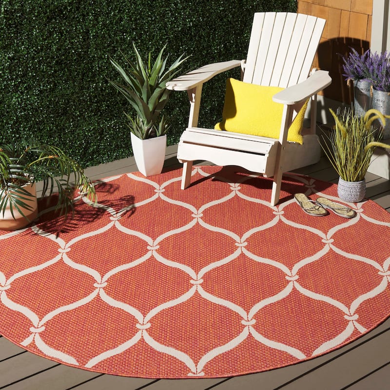 SAFAVIEH Courtyard Liya Indoor/ Outdoor Waterproof Patio Backyard Rug