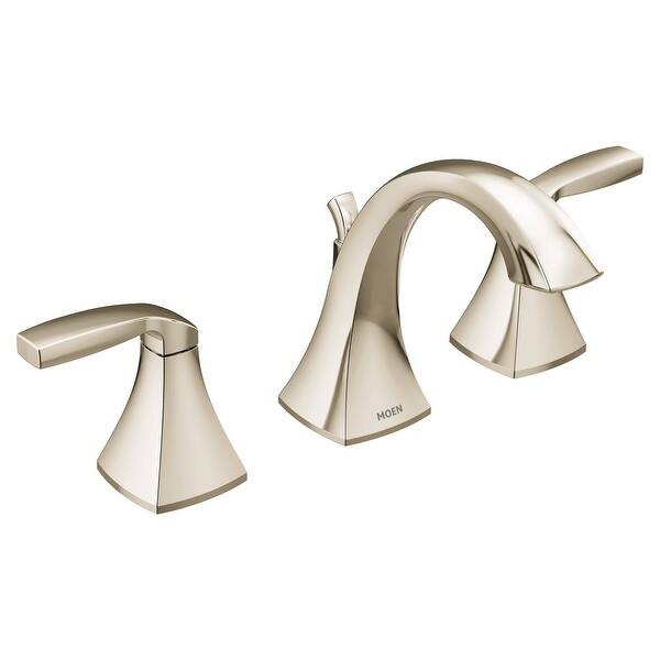 Moen Voss Double Handle Widespread Bathroom Faucet - Pop-Up ...