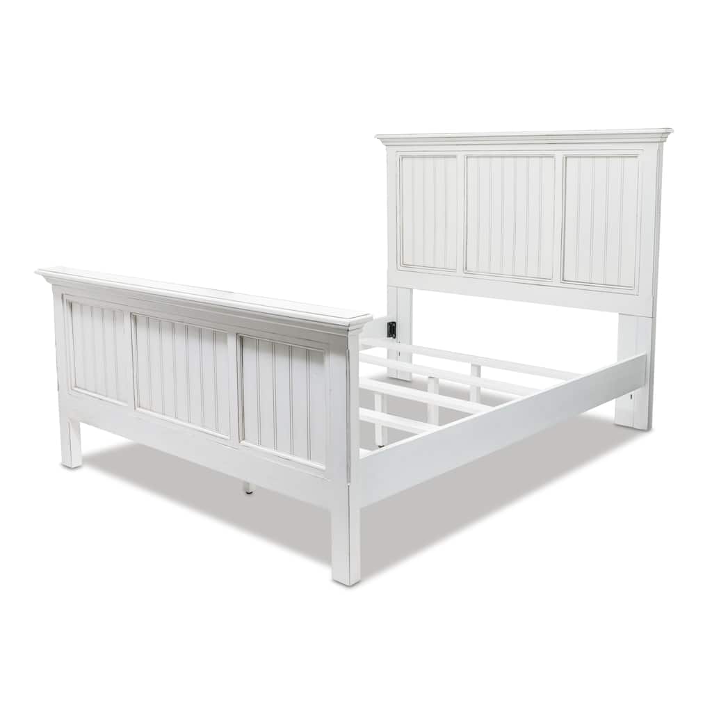 Monaco Solidwood Bed White