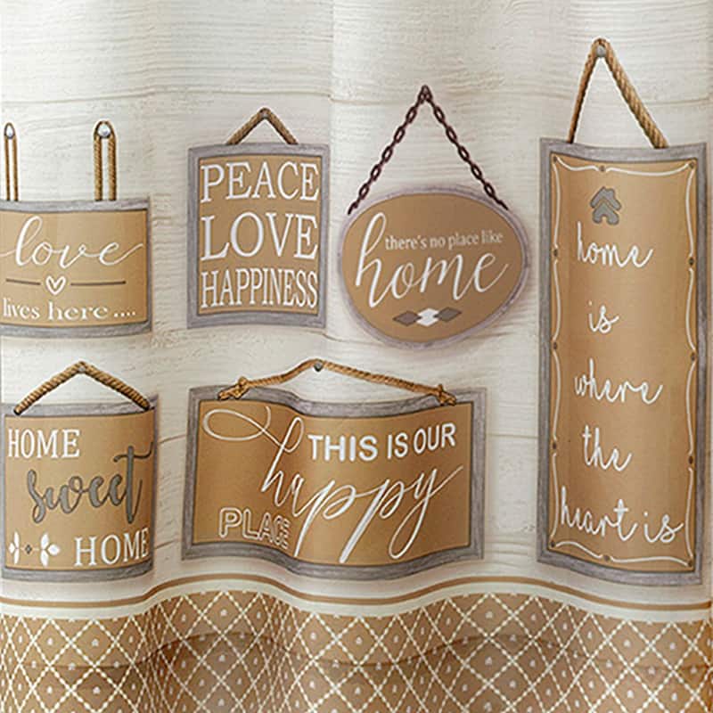 Modern Farmhouse Tier and Valance Window Curtain Set