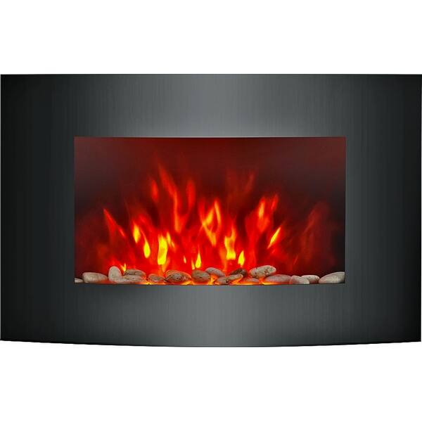 Shop Homebasix Ef431sl Electric Led Fireplace Heater With Remote