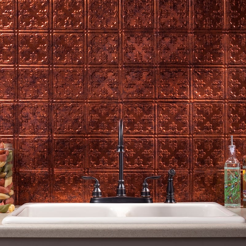 FASÄDE Traditional Style 10 Decorative Vinyl Backsplash Panel